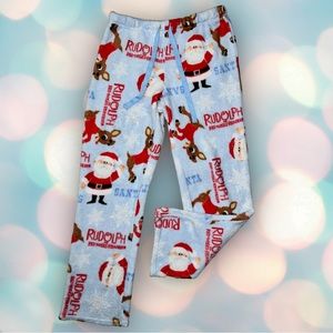 Christmas Rudolph Women’s Pajama Pants Size M